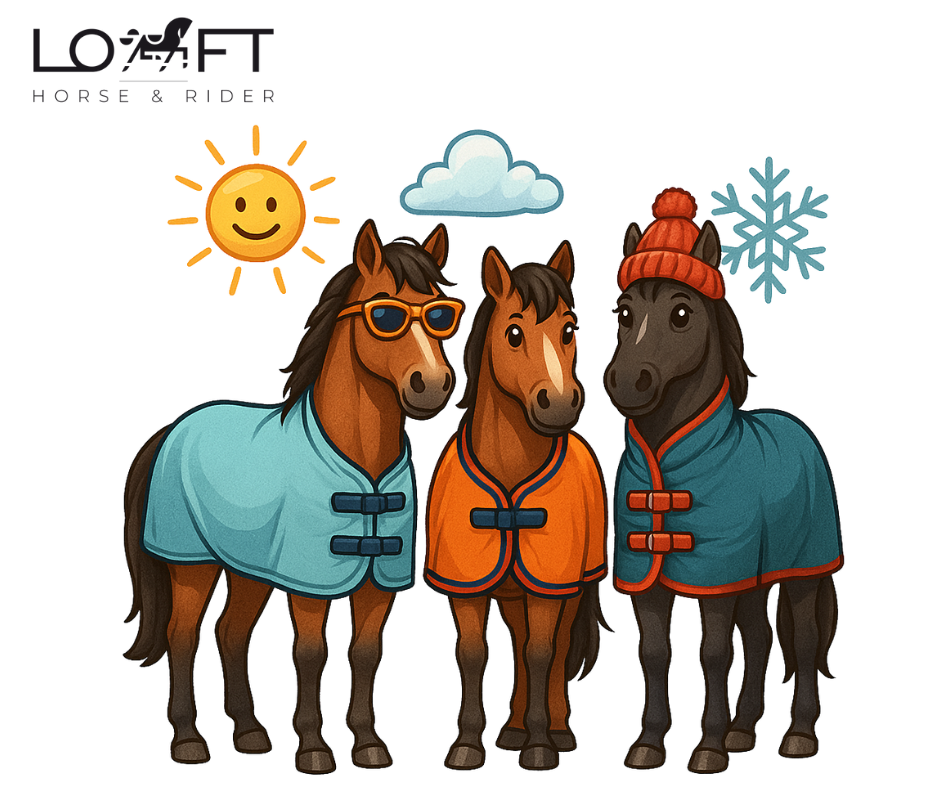 Jak dobrać derkę do temperatury i konia?